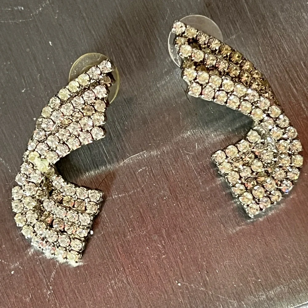 Vintage Rhinestone special occasions earrings
